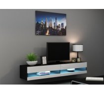 CAMA Meble Mēbeles VIGO Tv-galdiņš 180 открытая черный/белый глянец CAMA