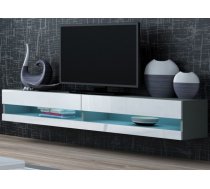 CAMA Meble Mēbeles VIGO Tv-galdiņš 180 открытая серый/белый глянец CAMA