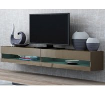 CAMA Meble Mēbeles VIGO Tv-galdiņš 180 открытая латте/латте глянец CAMA