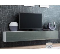 CAMA Meble Mēbeles VIGO Tv-galdiņš 180 белый/серый глянец CAMA
