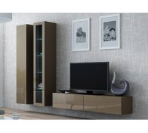 CAMA Meble Mēbeles VIGO X Viesistaba латте/латте глянец CAMA