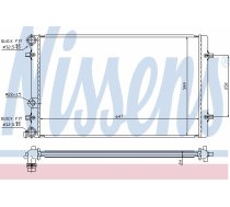 Radiators, Motora dzesēšanas sistēma NISSENS 652011