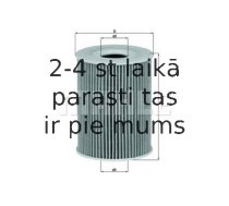 Eļļas filtrs MAHLE ORIGINAL OX 254D1