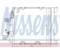 NISSENS 94768 KOND. RADIATORS OPEL ASTRA H