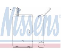 NISSENS 73642 RADIATORS I/H VOLVO 740