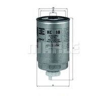 Degvielas filtrs MAHLE ORIGINAL KC 18