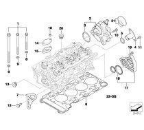 BMW E46, E53, E60, E70, E90, E91 GENUINE VACUUM PUMP O-ring O.E.Nr 11667509080