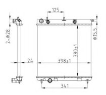 Radiators, Motora dzesēšanas sistēma NRF 50429A