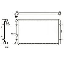 Radiators, Motora dzesēšanas sistēma NRF 509529A