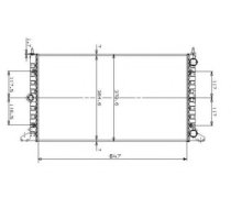 Radiators, Motora dzesēšanas sistēma NRF 509522