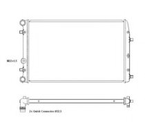 Radiators, Motora dzesēšanas sistēma NRF 50542