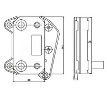 Eļļas radiators, Motoreļļa NRF 31183