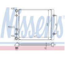 Radiators, Motora dzesēšanas sistēma NISSENS 641011