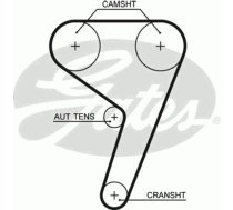 Zobsiksnas komplekts GATES K025433XS