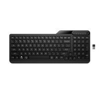 HEWLETT-PACKARD HP 475 Wireless Silent Keyboard – Dual-Mode, Spill-Resistant, Sanitizable, Programmable – Black – US English (7N7B9AA#ABB)