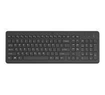 HEWLETT-PACKARD HP 225 Wireless Keyboard, Spill-Resistant - Black - US ENG (805T1AA#ABB)