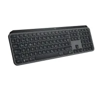 LOGITECH MX Keys S Wireless Keyboard, RF Wireless+Bluetooth, Backlit, US International, Graphite (920-011587)