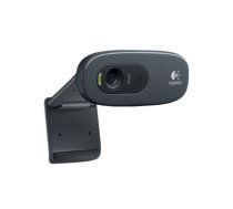 LOGITECH HD Webcam C270, Web camera colour, 1280 x 720, audio, USB 2.0 (960-001063)