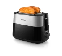 PHILIPS Daily Collection Toaster HD2516/90, Black (HD2516/90)
