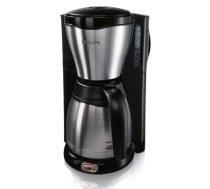 PHILIPS Daily Collection coffee maker HD7546/20 with black and metal finish (HD7546/20)