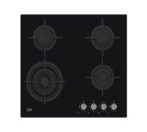 BEKO Hob HILW64222S 60 cm Gaz Black (HILW64222S)