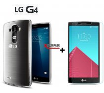 X-Line LG G4 H815 Ultra Slim plāns 0.3 mm Telefona Apvalks Caurspīdīgs Maciņš Vāciņš Soma Maks Cover Bampers Case + Aizsargplēve ekrānam!