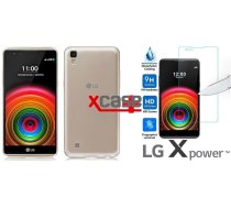 X-Line LG X Power K220 Ultra Slim plāns 0.3 mm Telefona Apvalks Caurspīdīgs Maciņš Vāciņš Soma Maks Cover Bampers Case + Aizsargstikls Tempered Glass!