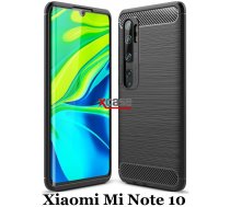 X-Line Xiaomi Mi Note 10 Slim Triecienizturīgs Maciņš Apvalks Vāciņš Soma Maks Cover Bampers Melns (Shockproof Case Black)