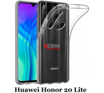 X-Line Huawei Honor 20 Lite Ultra Slim plāns 0.3 mm Telefona Apvalks Caurspīdīgs Maciņš Vāciņš Soma Maks Cover Bampers Case