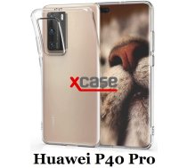 X-Line Huawei P40 Pro Ultra Slim plāns 0.3 mm Telefona Apvalks Caurspīdīgs Maciņš Vāciņš Soma Maks Cover Bampers Case