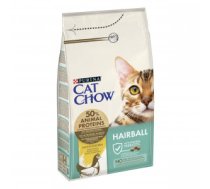 CAT CHOW Hairball Control 400g - sausā barība pieaugušiem kaķiem matu kamolu izvadīšanai