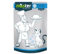 Master Cat kaķu konservi ar zivīm 12 x 80g - Pilnvērtīga konservētā barība pieaugušiem kaķiem ar zivīm