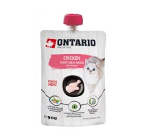 ONTARIO Kitten Chicken Fresh Meat Paste - gardums kaķēniem 90g - Gardums kaķēniem - svaigas vistas gaļas pasta kaķēniem no 4 mēnešiem