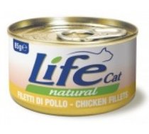 LIFE CAT CHICKEN FILLETS - konservi kaķiem 6 x 85g - Pilnvērtīgi konservi kaķiem ar vistas fileju