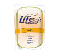 LIFE CAT Naturale Pouch CHICKEN FILLETS - konservi kaķiem 6 x 70g - Pilnvērtīgi konservi kaķiem ar vistas fileju