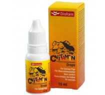 Diafarm LIQUID VITAMIN C  for Guinea pigs  15ml - Papildbarība jūrascūciņām C vitamīna  šķīdums