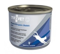 TROVET Hypoallergenic Cat /RRD with Rabbit - konservi kaķiem 6 x 200g - Konservi ar truša gaļu, kaķiem ar paaugstinātu jutību pret barību