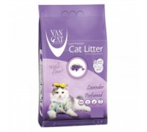 VAN CAT Compact Lavander - cementējošas smiltis kaķu tualetei, ar lavandu 10kg - Cementējošas smiltis, ar lavandas aromātu