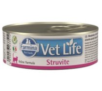 FARMINA VET LIFE Cat Struvite - konservi kaķiem 6 x 85g - Konservi kaķiem, struvītu šķīdināšanai un struvītu veidošanās recidīvu samazināšanai