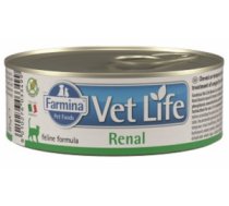 FARMINA VET LIFE Cat Renal - konservi kaķiem 6 x 85g - Konservi kaķiem, nieru funkciju atbalstam hroniskas vai akūtas nieru mazspējas gadījumā