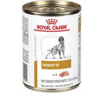 Royal Canin Urinary S/O Wet Dog 6 x 410g - Pilnvērtīga konservēta diētiska barība, lai mazinātu struvīta akmeņu recidīva iespējamību