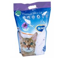 Duvo+ Silica Cat Litter Scent Lavender - smiltis kaķu tualetei, ar lavandas aromātu 5L - Absorbējošas smiltis kaķu tualetēm