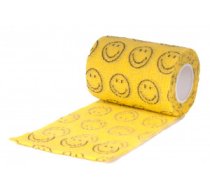 Show Tech Self-Cling Bandage Yellow with Smiley - elastīgs, pašlīmējošs pārsējs suņiem 7,5 cm x 4,5 m - Elastīgs pārsējs, dzeltens