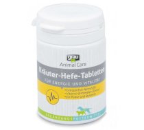 GRAU Animal Care Herbal Yeast Tablets - papildbarība suņiem un kaķiem 75 tab. - Augu-rauga tabletes suņiem un kaķiem, nodrošina ar vitamīniem, minerālvielām un aminoskābēm