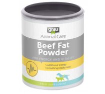 GRAU Beef Fat Powder/ Rinderfett 200g - Liellopa tauku pulveris suņiem un kaķiem, lielisks papildinājums pārtikai aktīvas augšanas periodā vai pie lieliem enerģijas patēriņiem