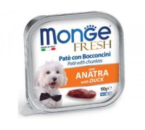 MONGE Fresh - pastēte suņiem ar pīles gaļu 100g - Pastēte ar pīles gaļu pieaugušiem suņiem