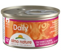 ALMO NATURE Daily Cat Mousse With Tuna & Salmon - konservi kaķiem 12 x 85g - Gaisīga pastēte ar tunci un lasi kaķiem