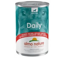 ALMO NATURE Daily Dog With Beef - konservi suņiem 400g Cena norādīta par 1 gb. un ir spēkā pasūtot 6 gb. - Pilnvērtīga mitrā barība ar liellopu pieaugušiem suņiem