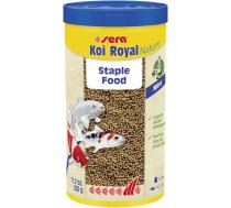 SERA Koi Royal Nature MINI - barība Koi zivīm 1L - Granulas ar diametru 2mm, piemērotas zivīm, kuru izmērs nepārsniedz 12cm