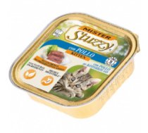 Mister Stuzzy Cat Kitten with Chicken 6 x 100g - pastēte ar gaļas gabaliņiem kaķēniem ar vistas gaļu